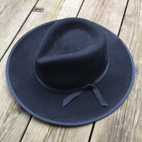 Wilfred Auxiliary Wool Western Hat Black M/L